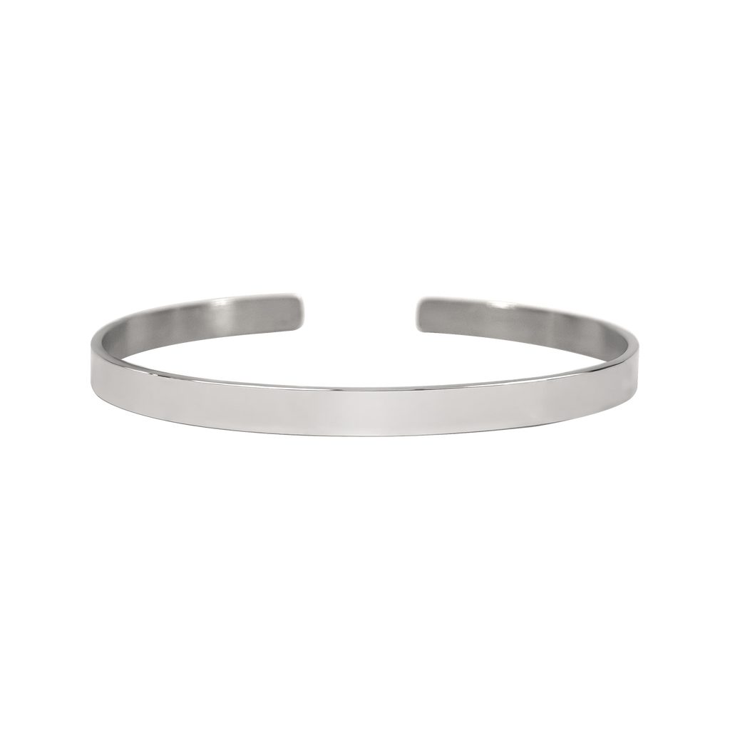 Engravable Bangle Cuff Bracelet — Custom "Print it your way" Personalized Bracelet