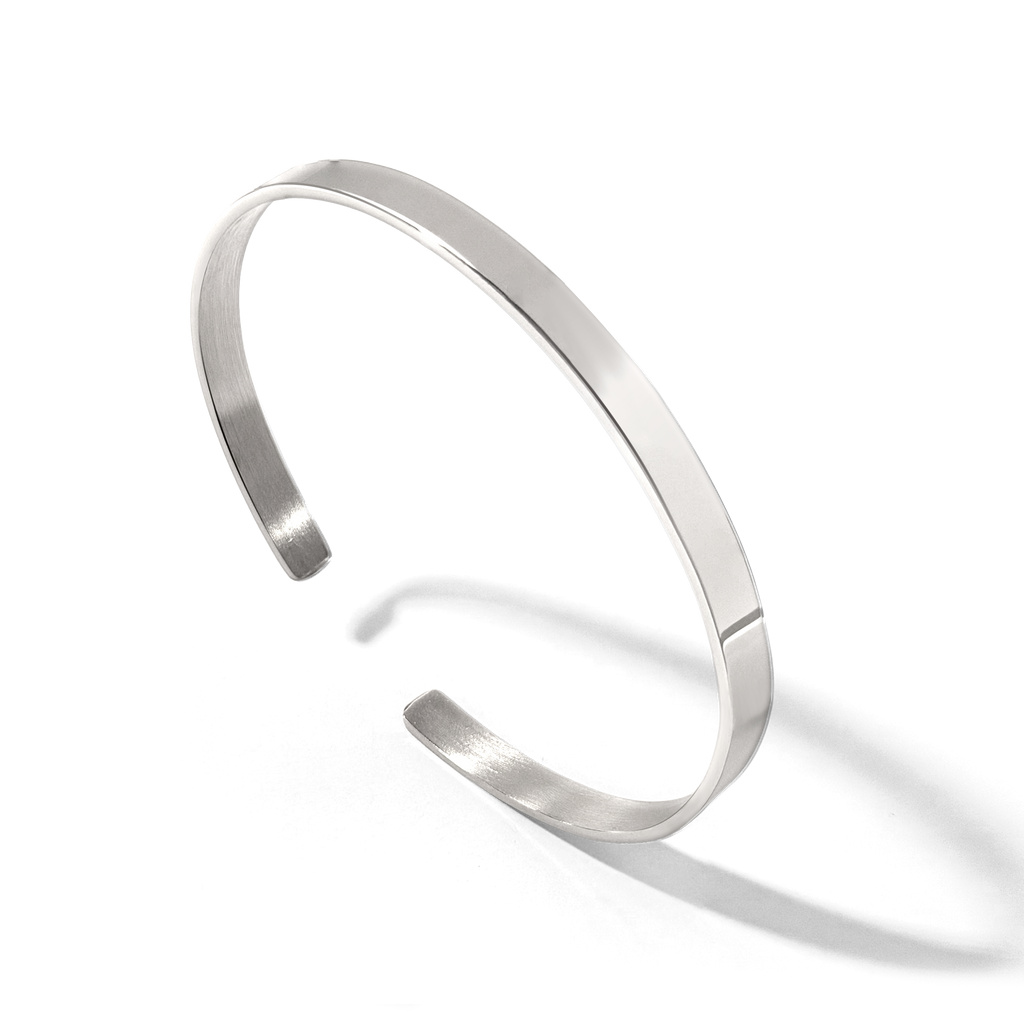 Engravable Bangle Cuff Bracelet — Custom "Print it your way" Personalized Bracelet