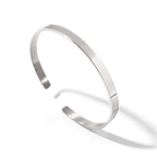 Engravable Bangle Cuff Bracelet — Custom "Print it your way" Personalized Bracelet